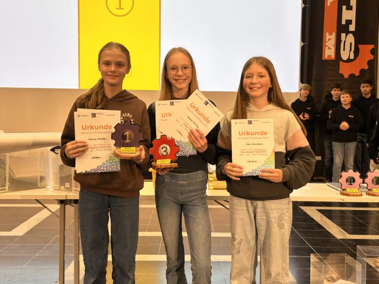 Großer Erfolg für Roboter-Kreativ-Team